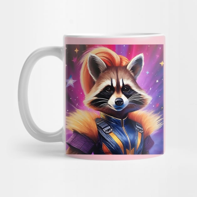 Drag Queen Rocket Raccoon by ROH-shuh